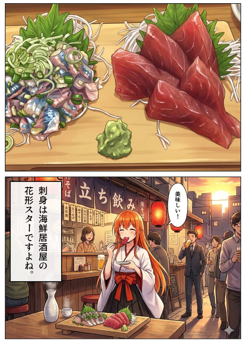 みこむすめし4話　立ち飲み