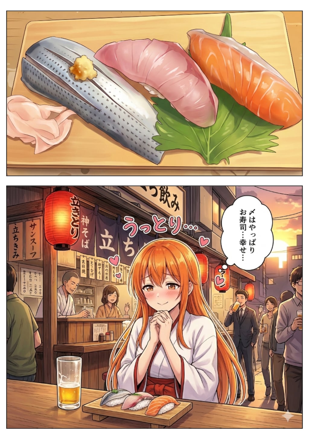 みこむすめし4話　立ち飲み