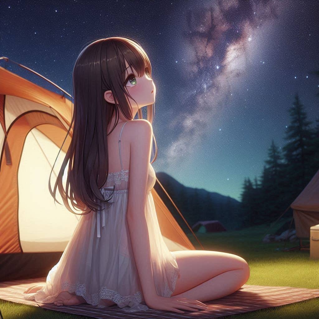 夏の夜空(DALL-E)(10)