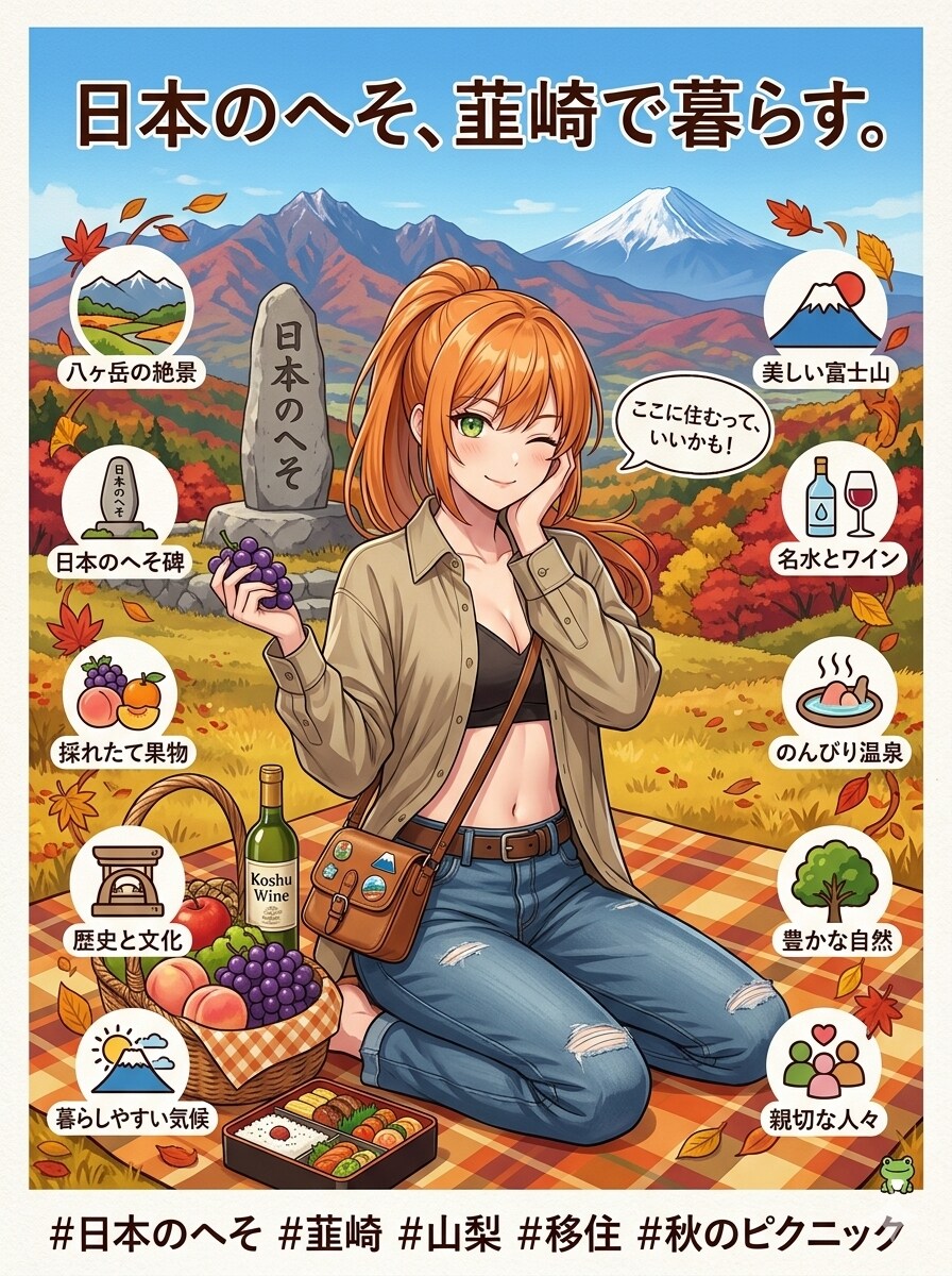 日本のへそを紹介するアキナ