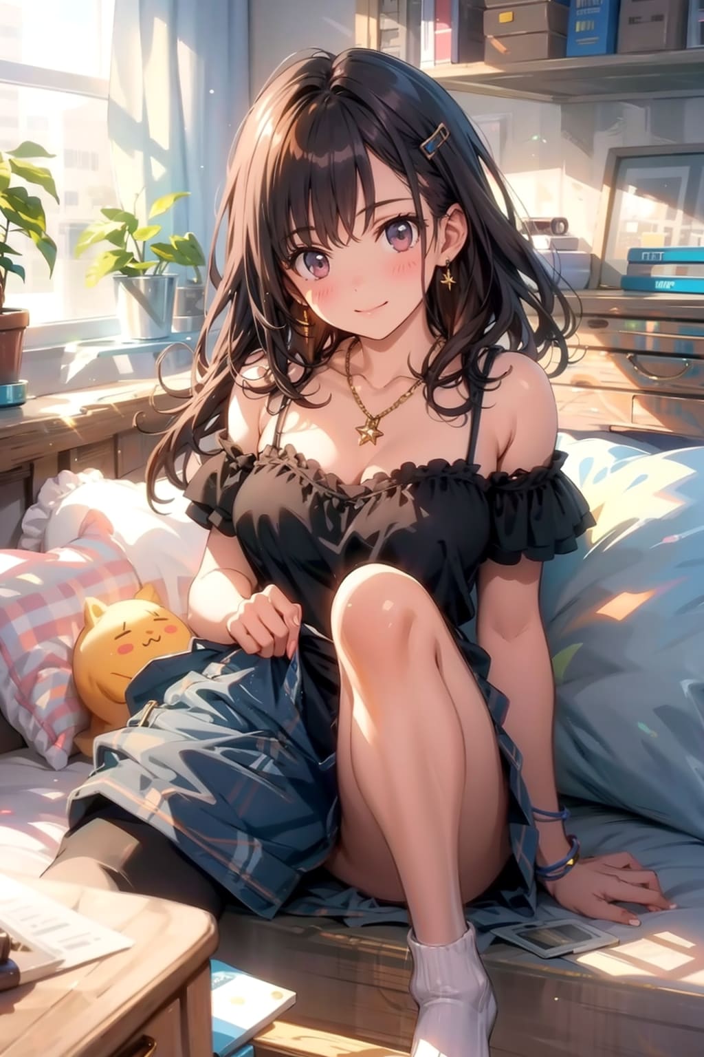 朝だね。