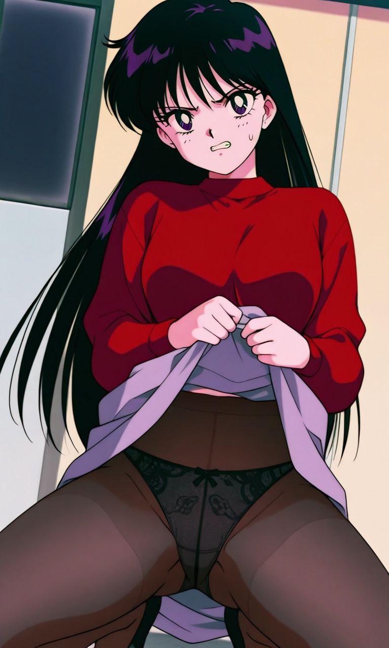 パンスト越しの妖艶