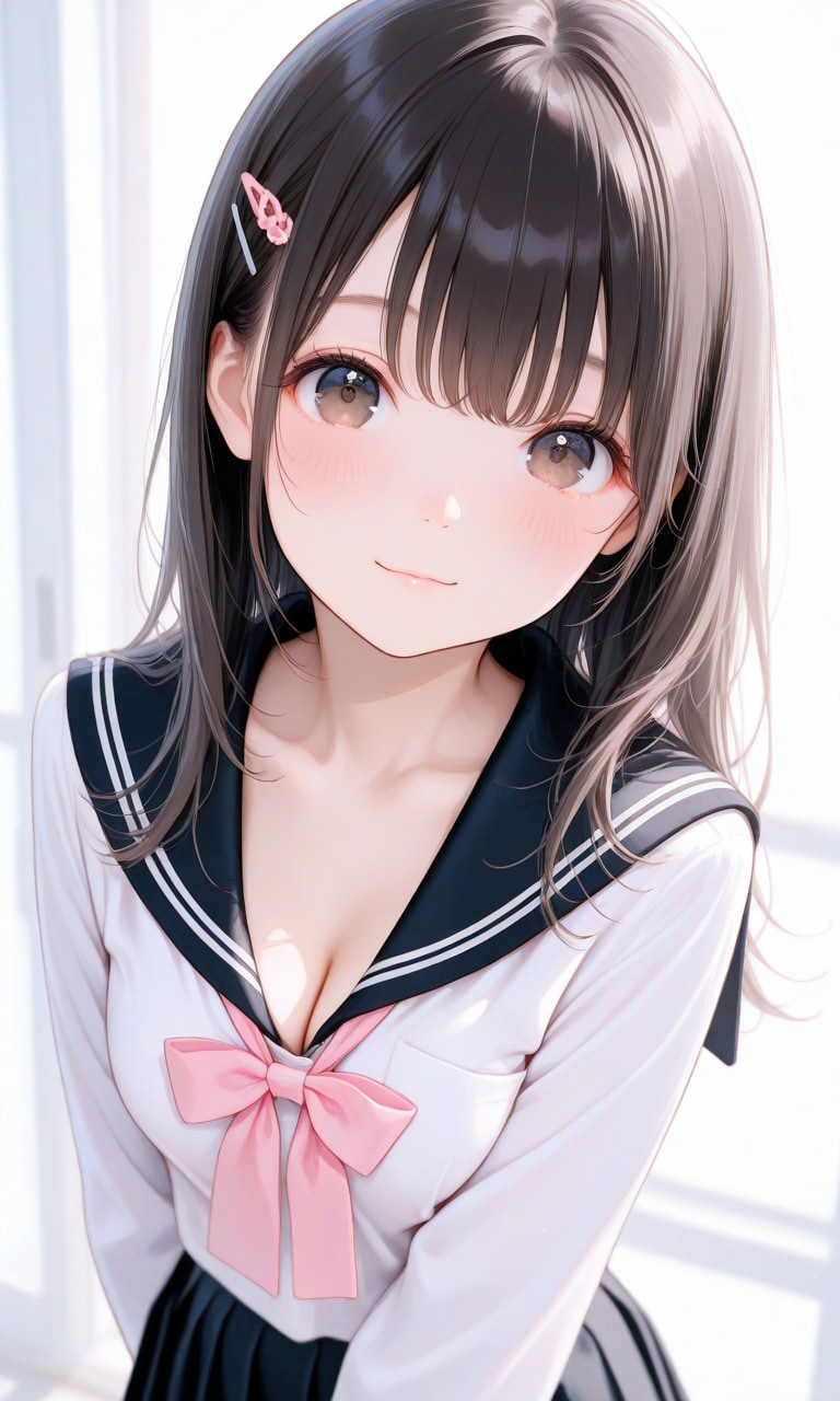 黒髪の美少女(391)