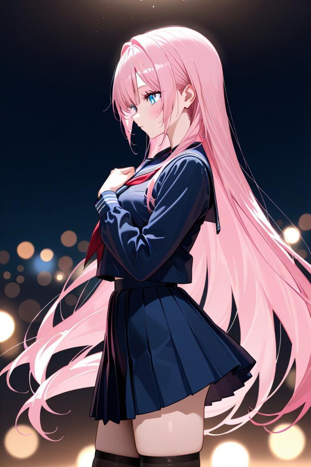 ピンクロングJK