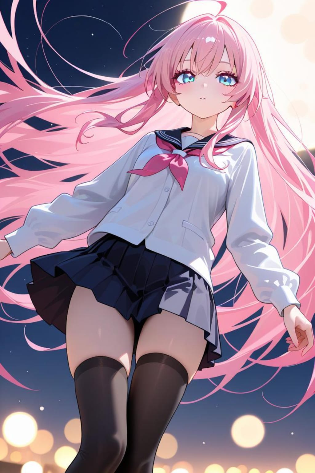 ピンクロングJK