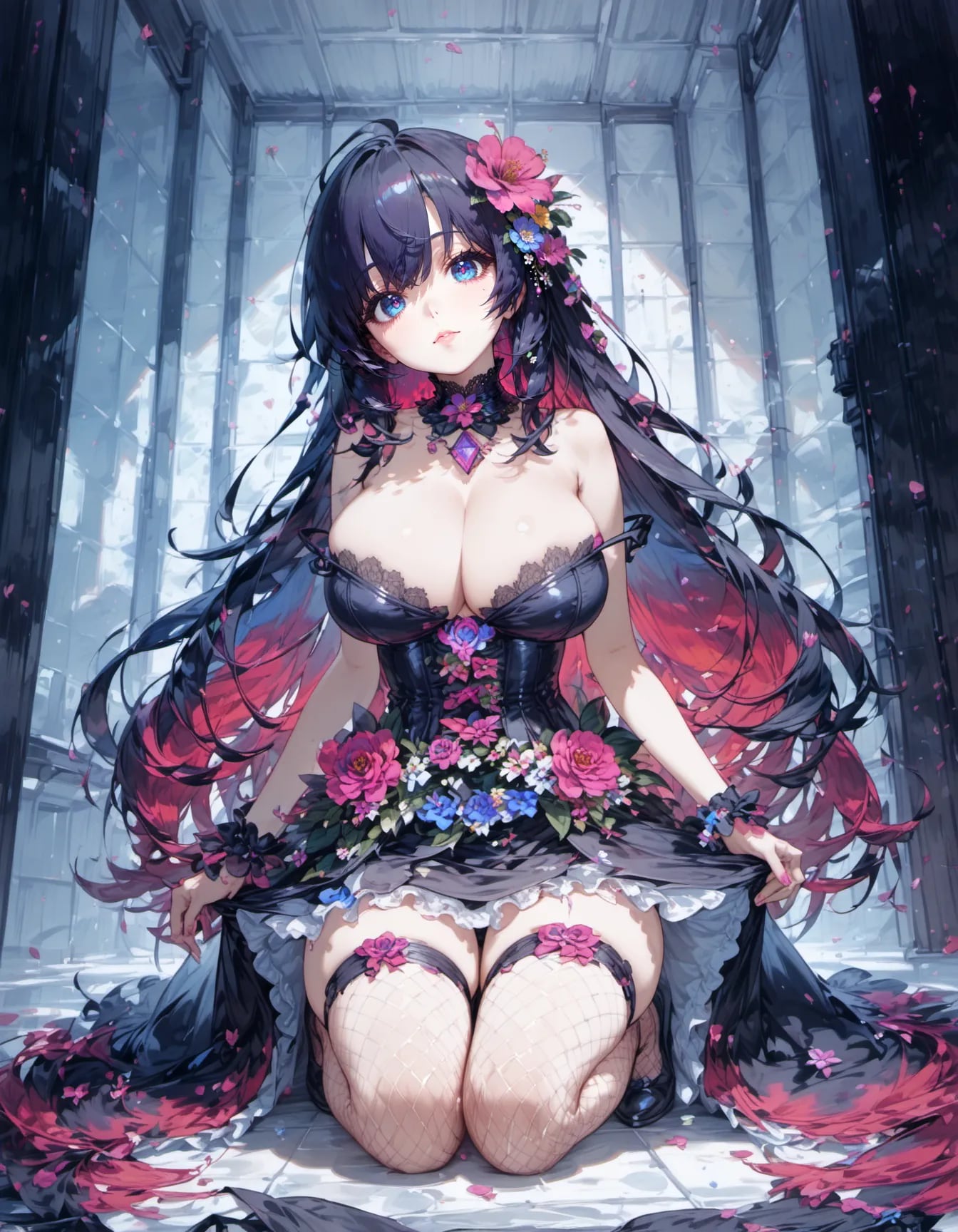 Flowers of the Dark Sanctum | の人気AIイラスト・グラビア