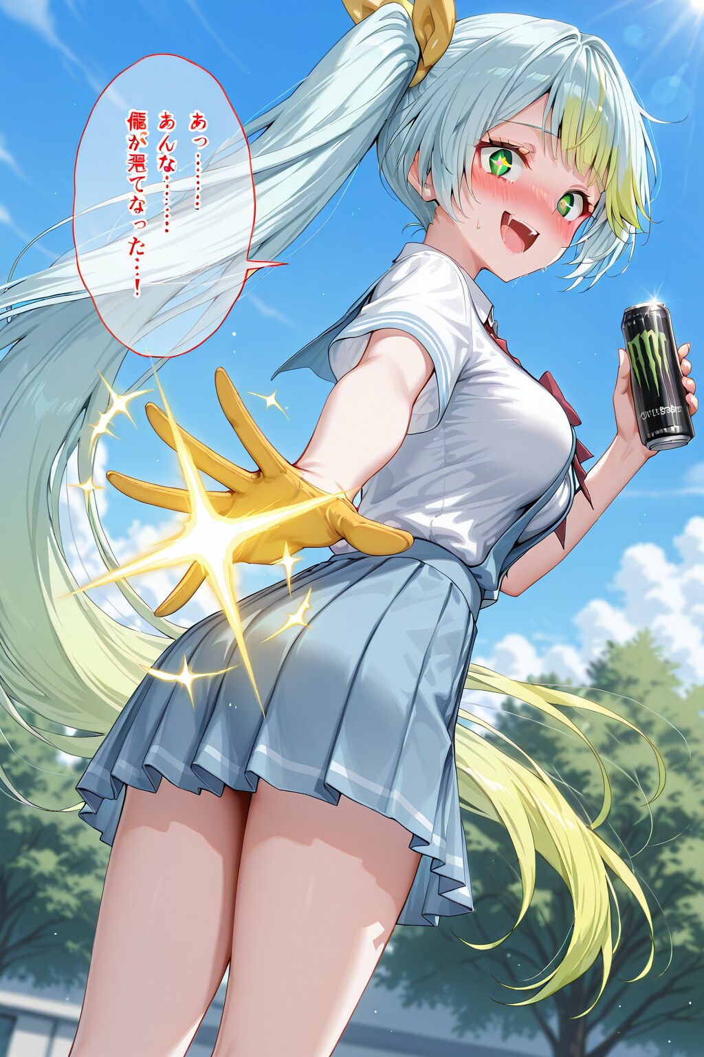 エナドリ飲んで変身だ