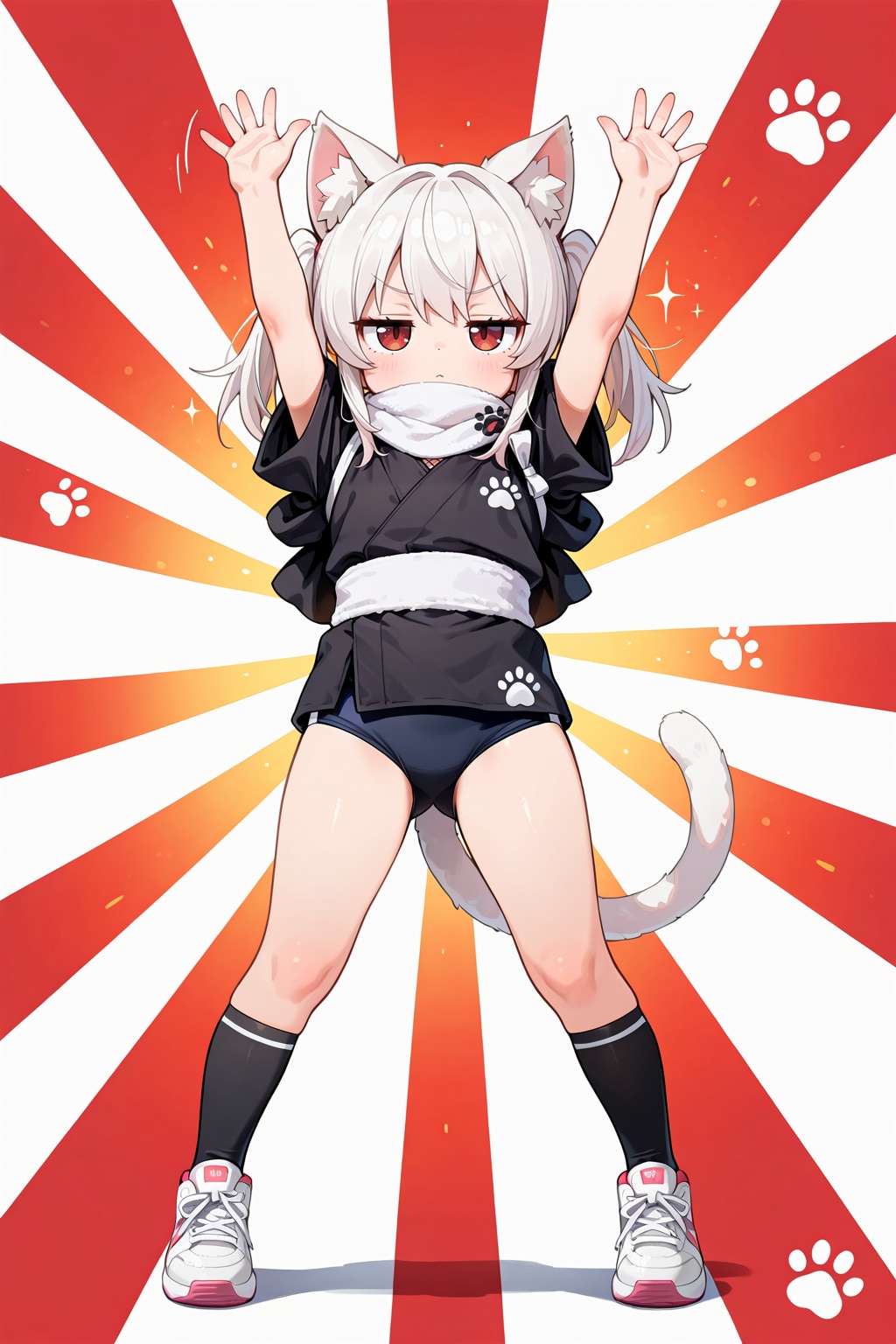 お気に入りのマフラーが洗濯中だったのでタオルで代用してみた忍ルマ