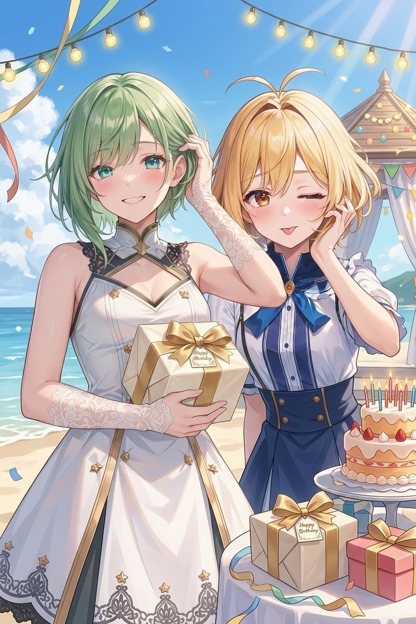 中瀬碧ちゃんとナツミ