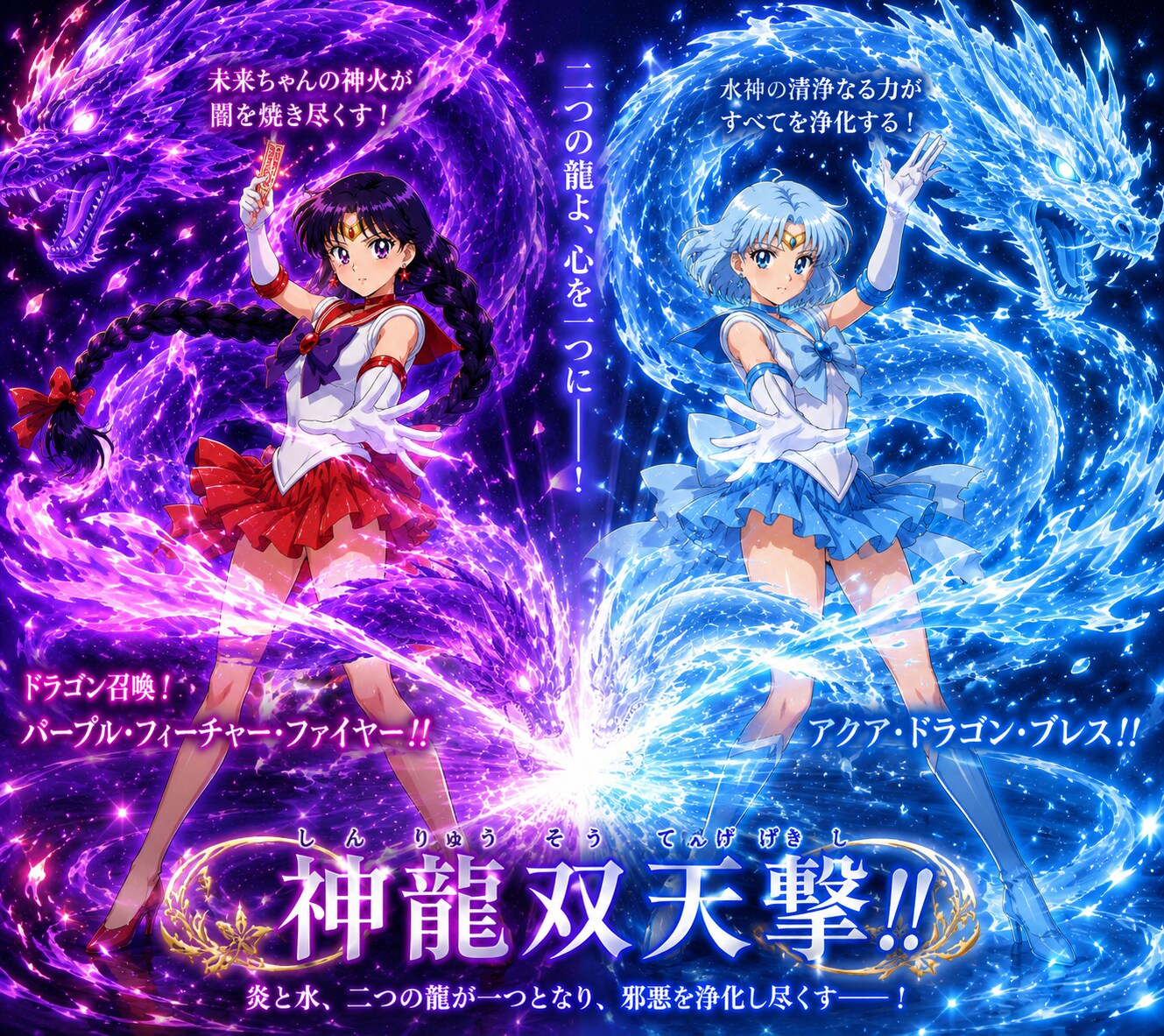 セーラーマーズ未来＆セーラー水神