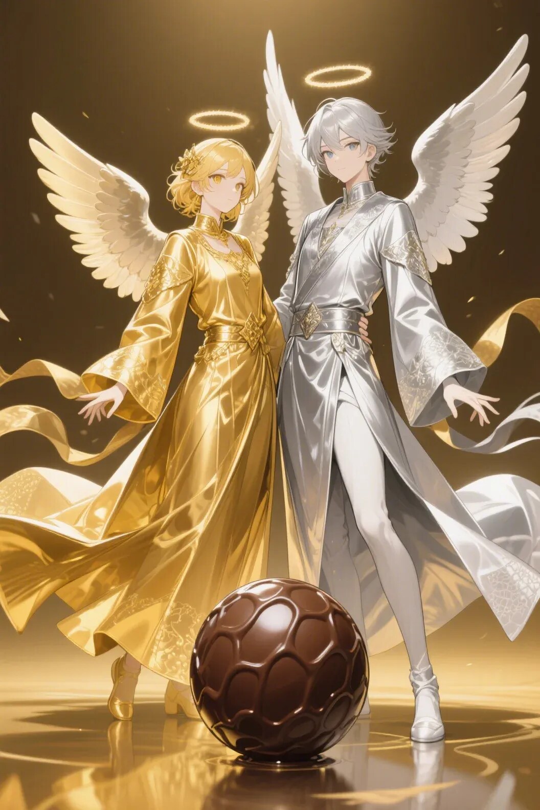 金と銀のエンゼル76 | の人気AIイラスト・グラビア
