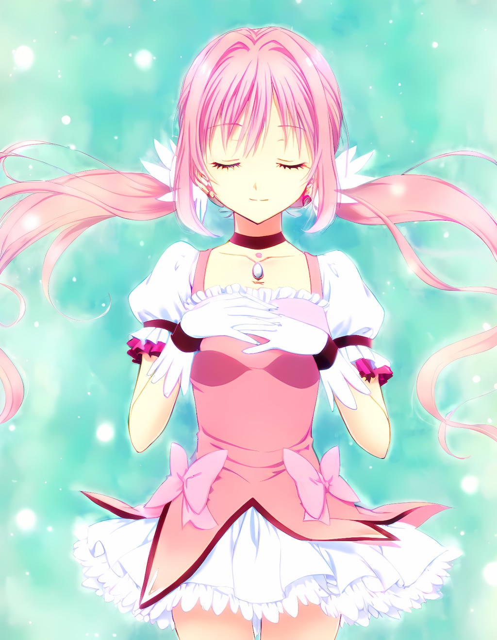 昔の魔法少女モノの変身シーン