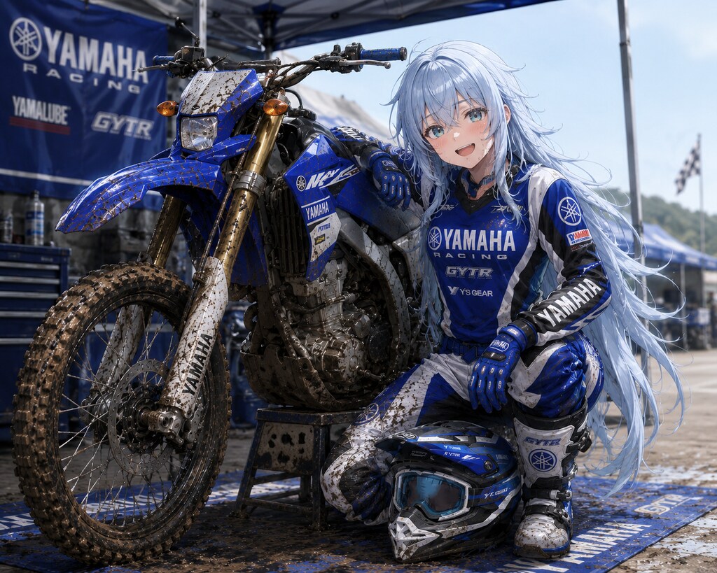 オフ車もいける山葉ちゃん✨