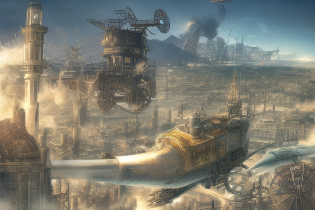 異世界都市と飛行体