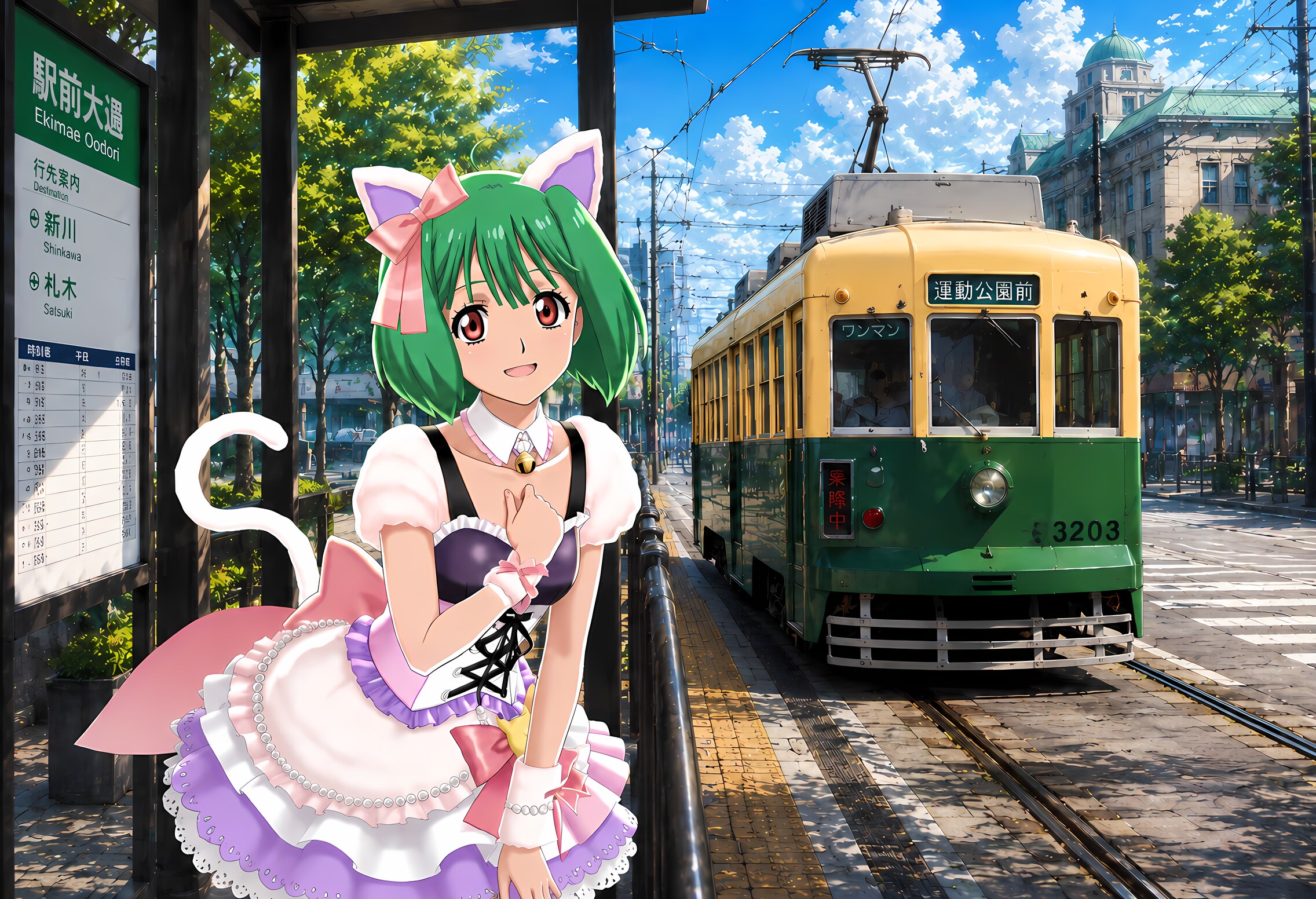 8月22日（チンチン電車の日） | の人気AIイラスト・グラビア