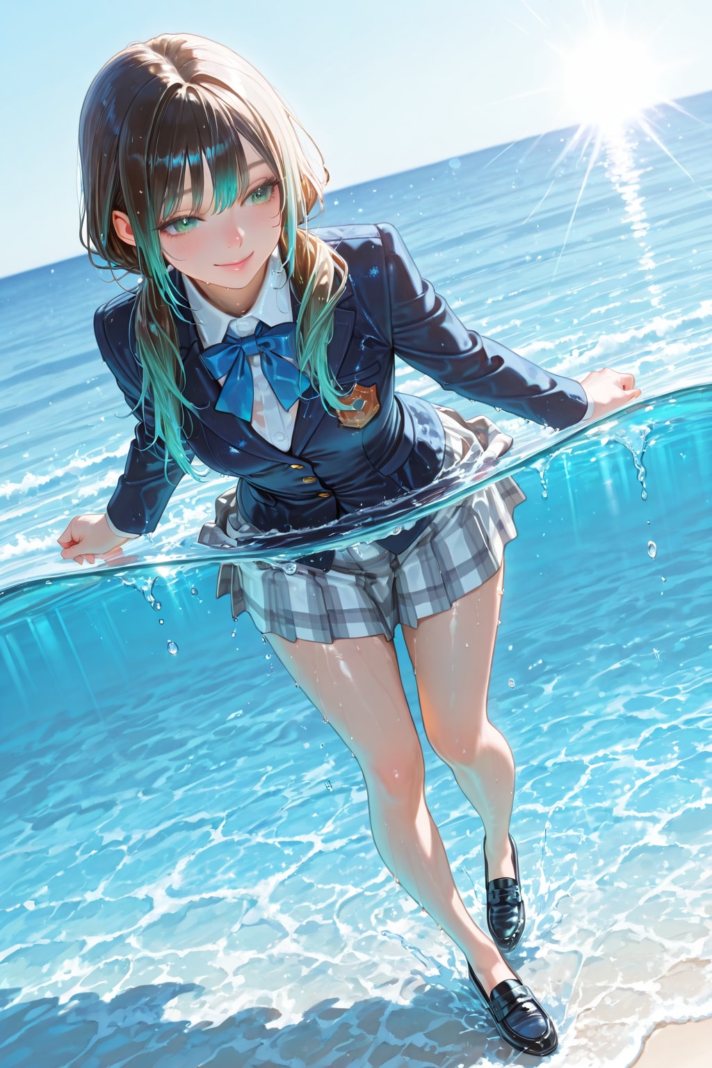 波との戯れ