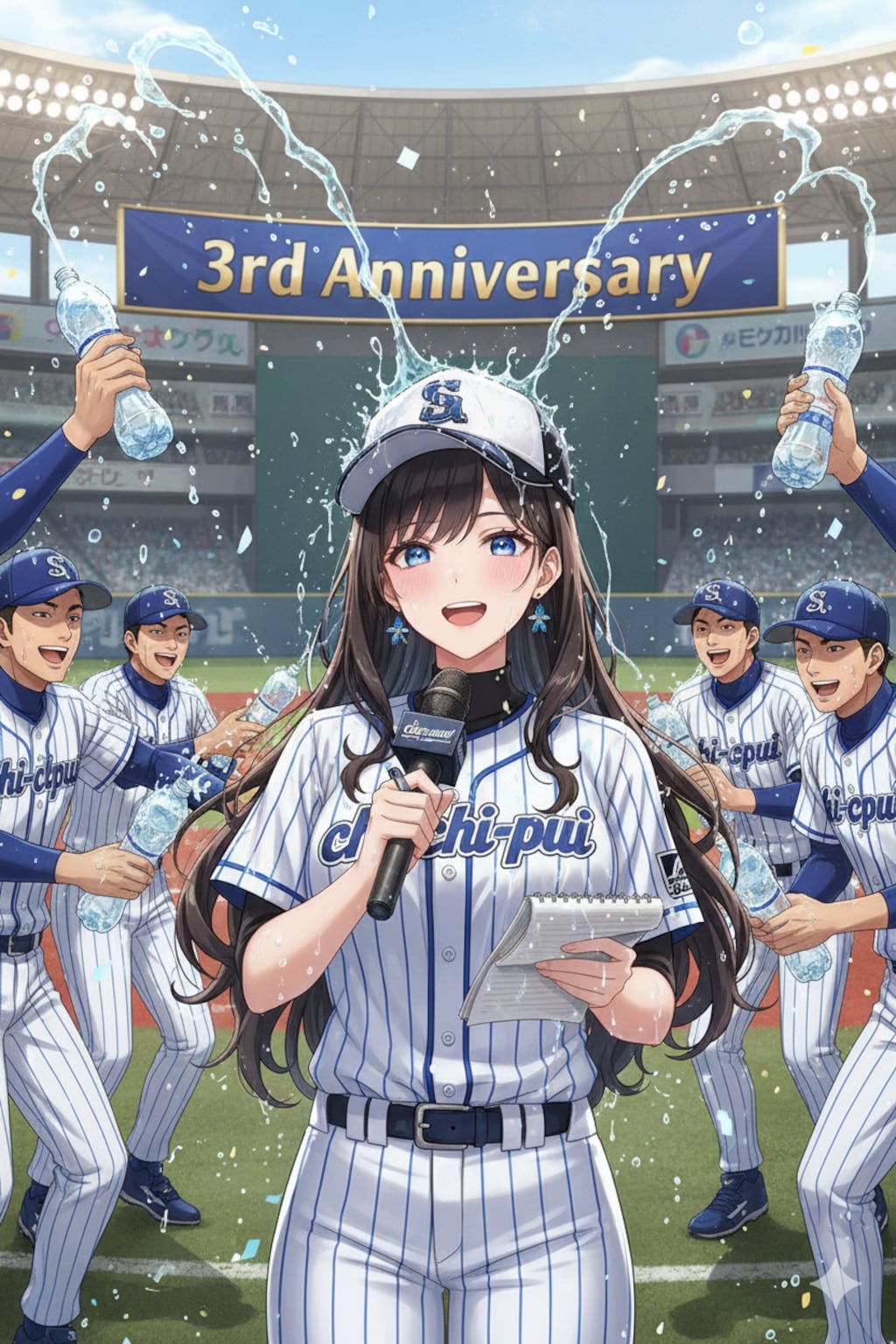 【3周年】炭酸水かけでお祝い