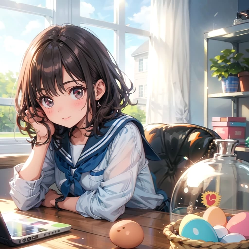 暖かい窓辺 | の人気AIイラスト・グラビア
