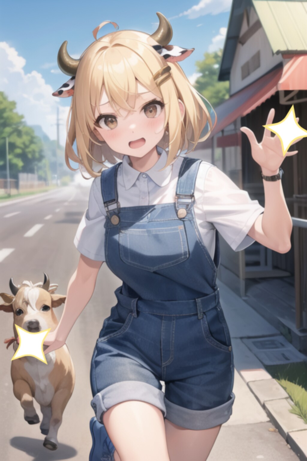 子牛に追われてます！【牛娘：第２話】