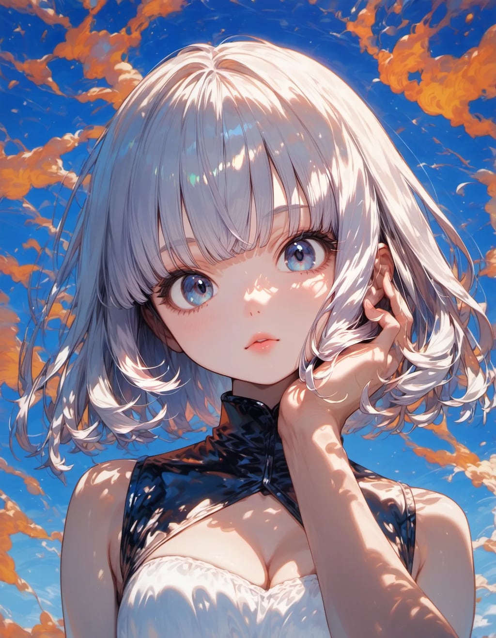 Eyes Reflecting the Last Light