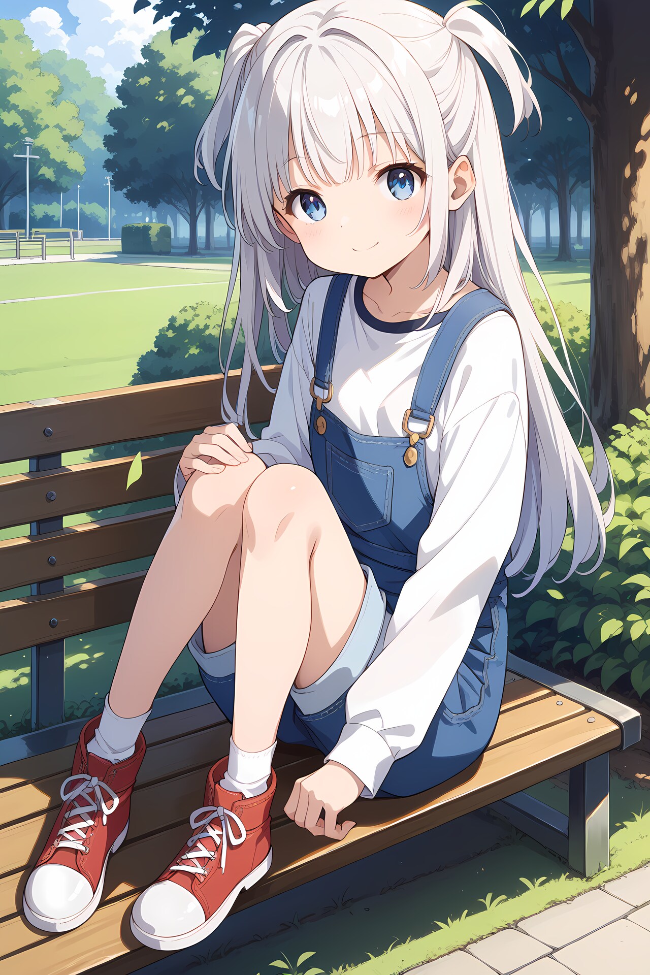 ベンチ | の人気AIイラスト・グラビア