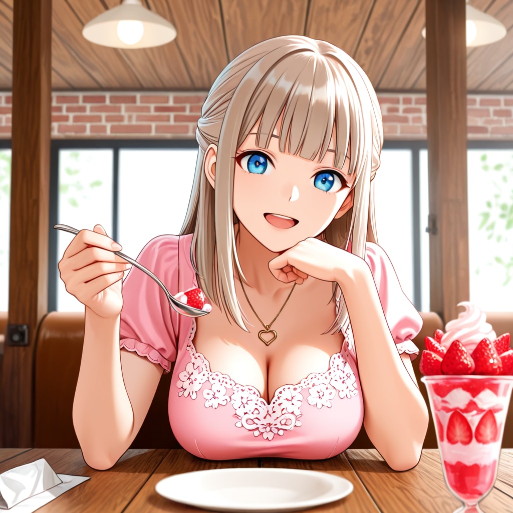 お兄さん……一口いかがですか？