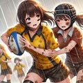🏉泥まみれの女子ラグビー 120 2枚目
