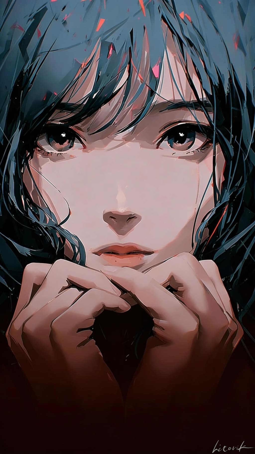 瞳の奥の未完成の物語／スマホ壁紙アーカイブ