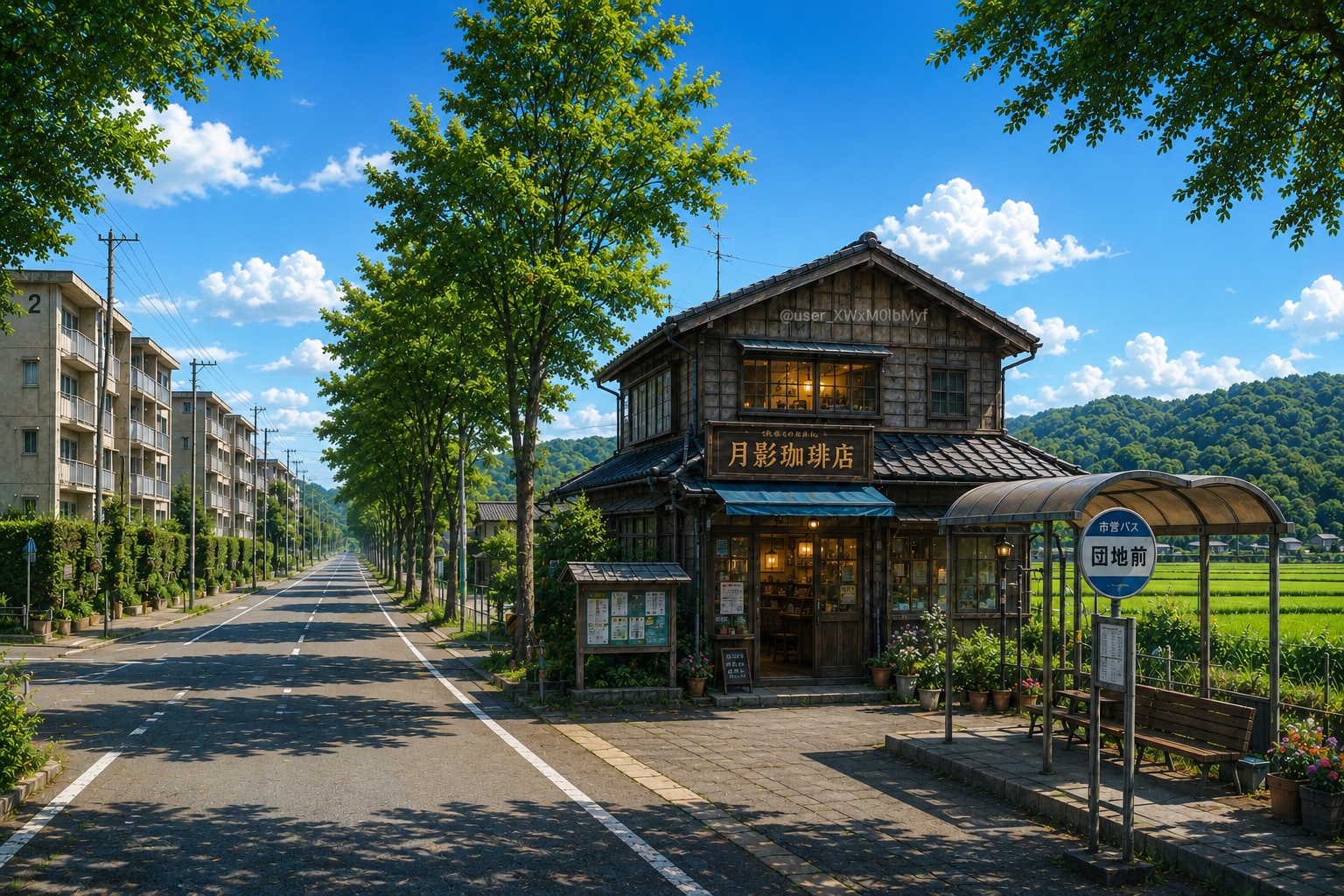 田園地帯の「月影珈琲店」　４