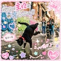 勝手にデコられる猫 2枚目
