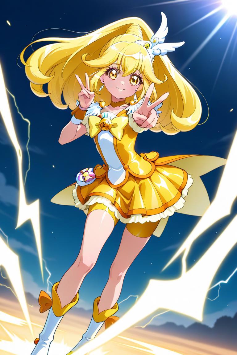 スマイルプリキュア　キュアピース | の人気AIイラスト・グラビア