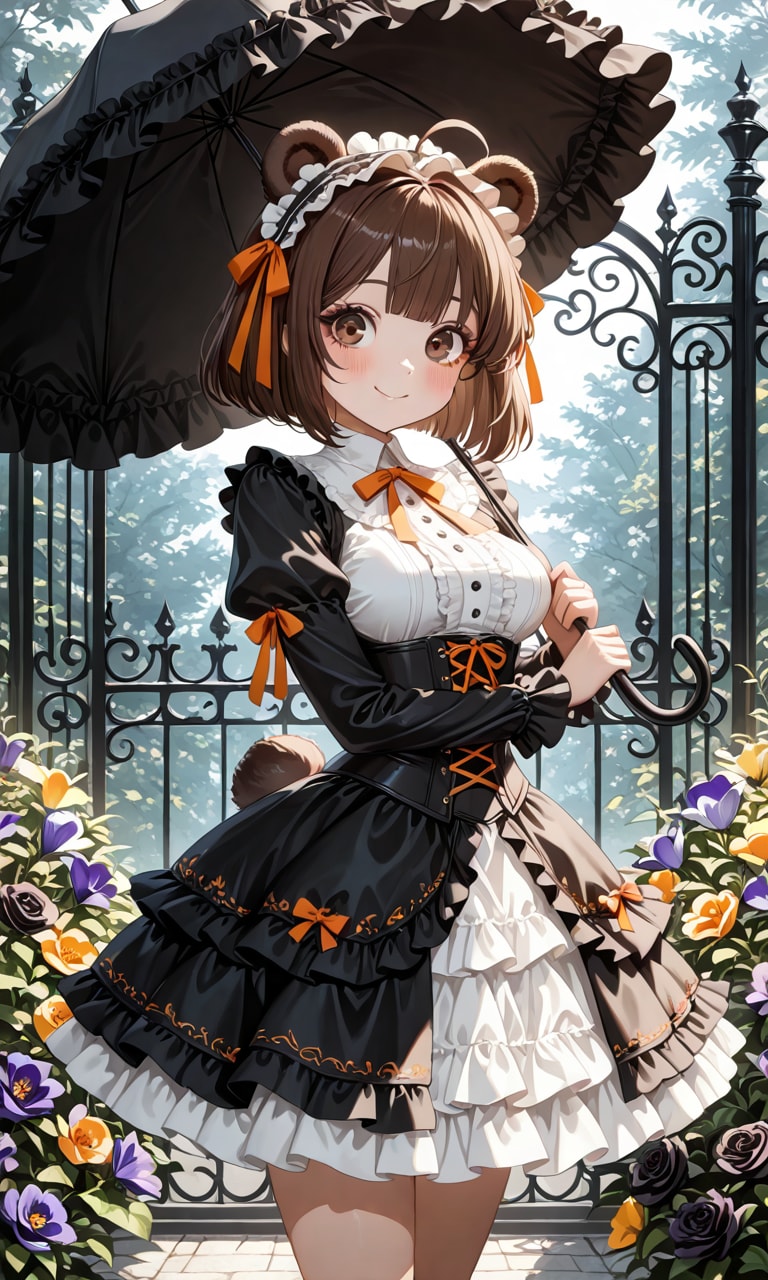 ブルア(べあのん)ゴスロリ | の人気AIイラスト・グラビア