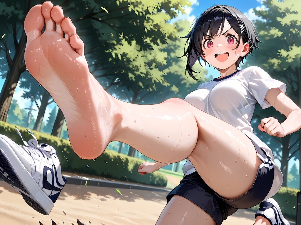 センちゃん靴飛ばし♪