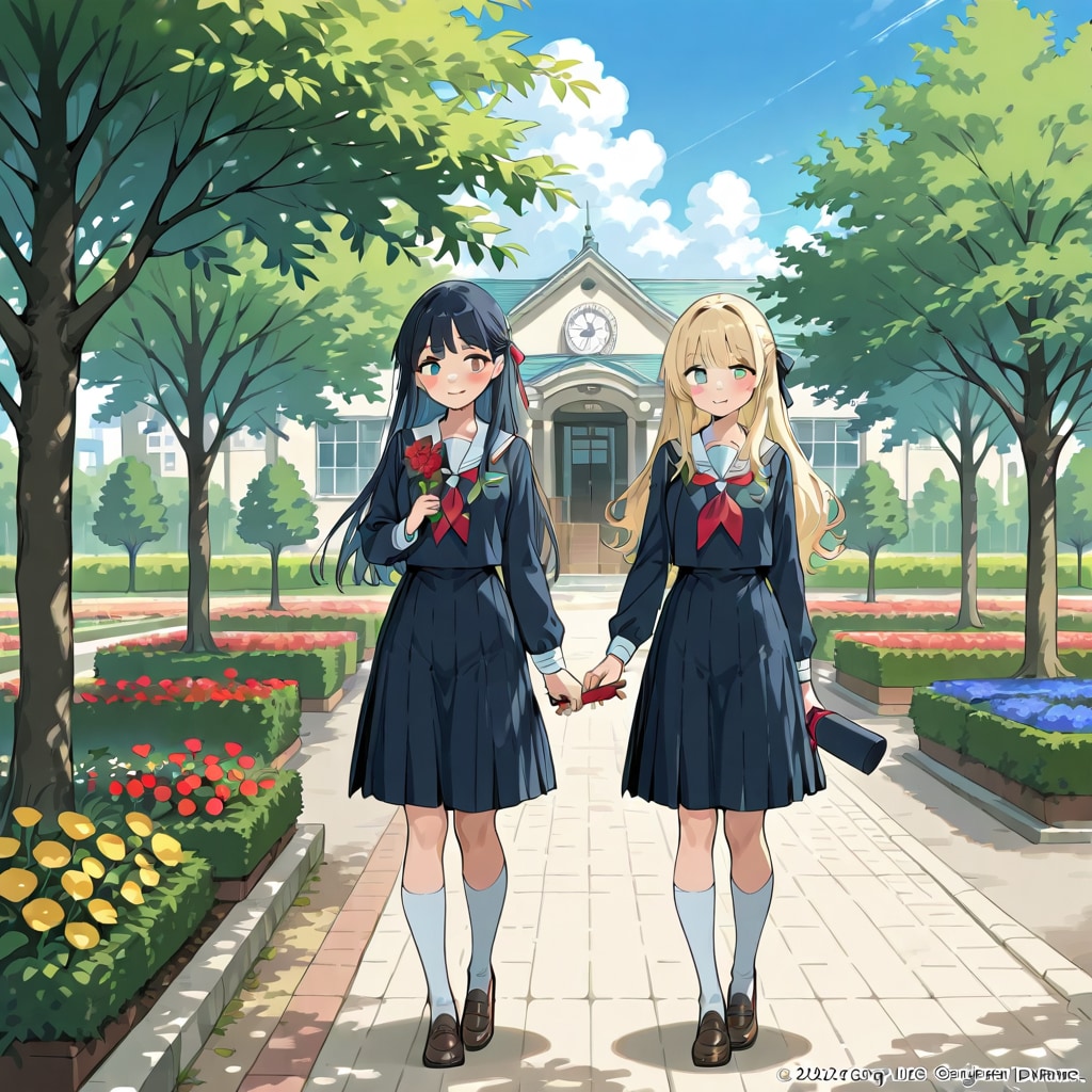 卒業式🌸 | の人気AIイラスト・グラビア