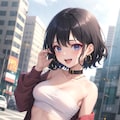 デコルテがセクシーなお姉さん 3枚目