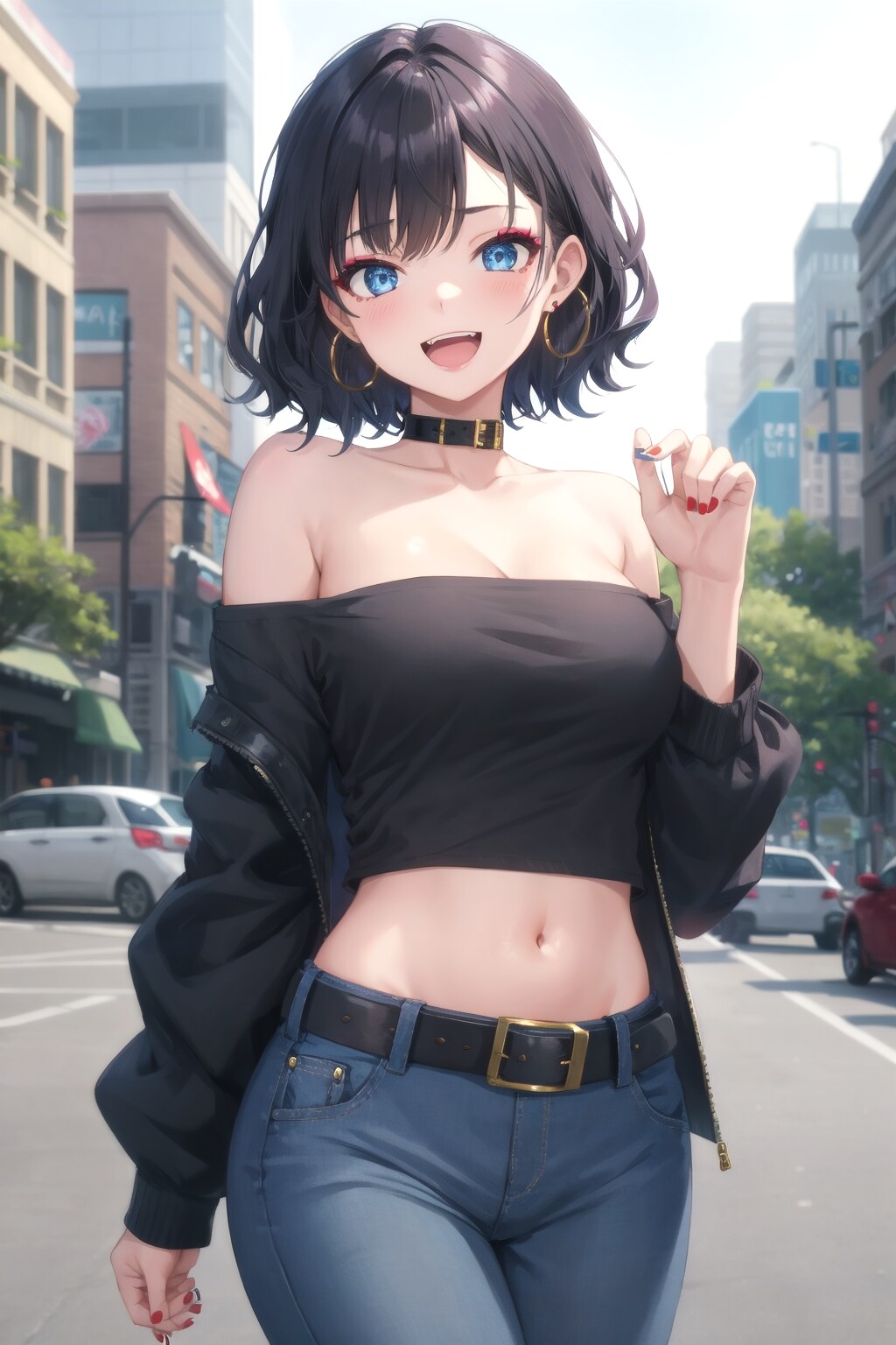 デコルテがセクシーなお姉さん