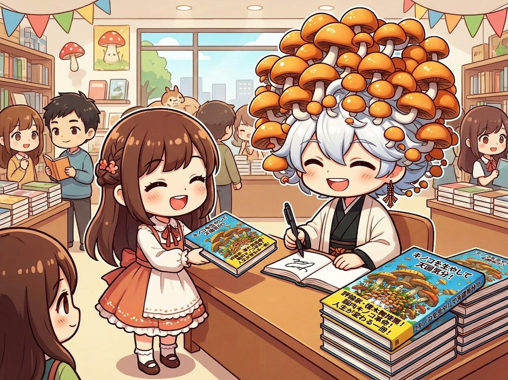 キノコを生やして天国気分