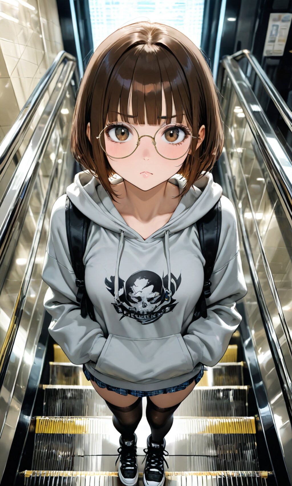 昇降不明のエスカレーター