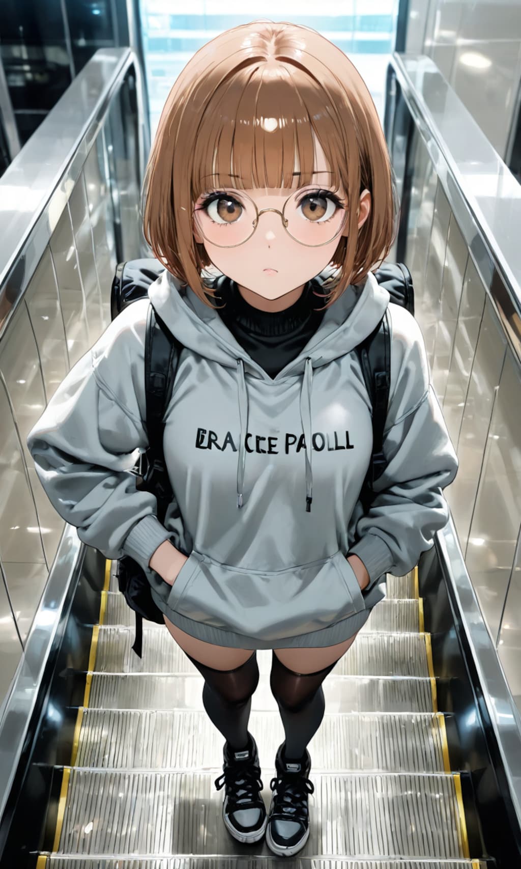 昇降不明のエスカレーター