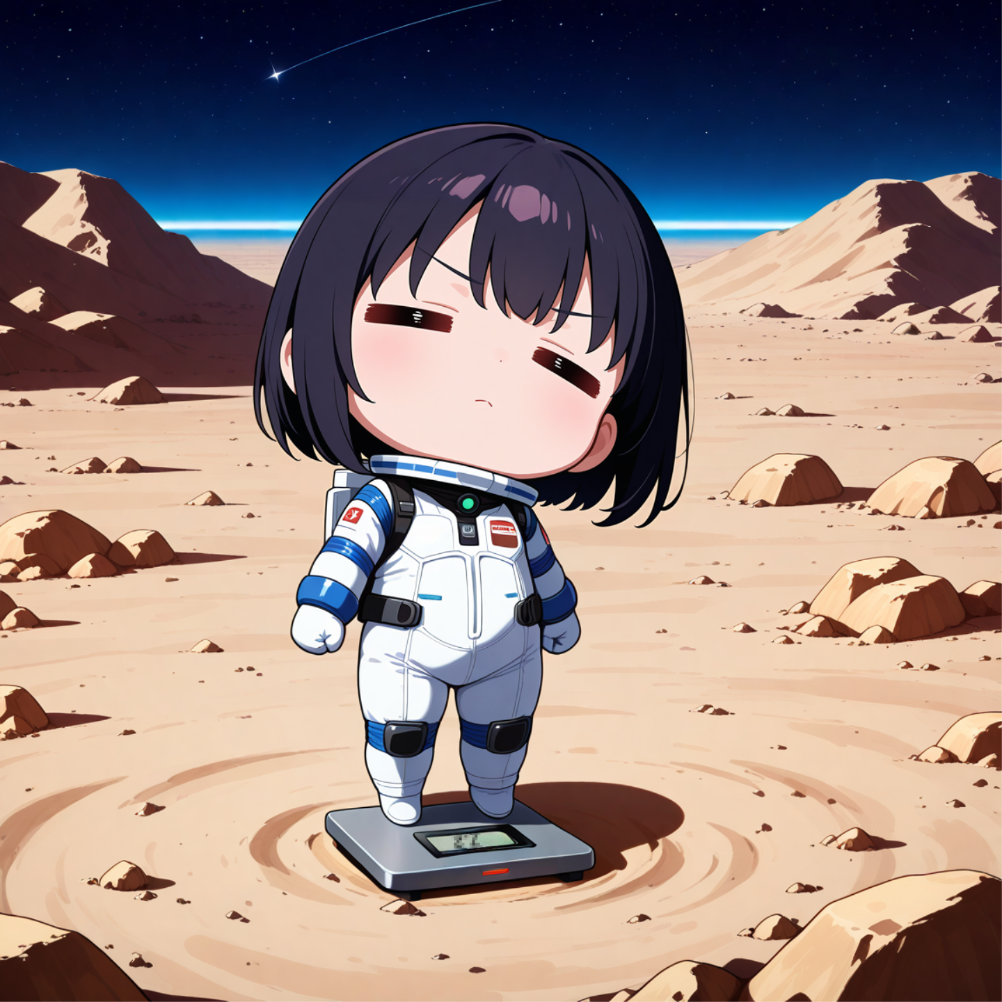 月に行くだけダイエット | の人気AIイラスト・グラビア