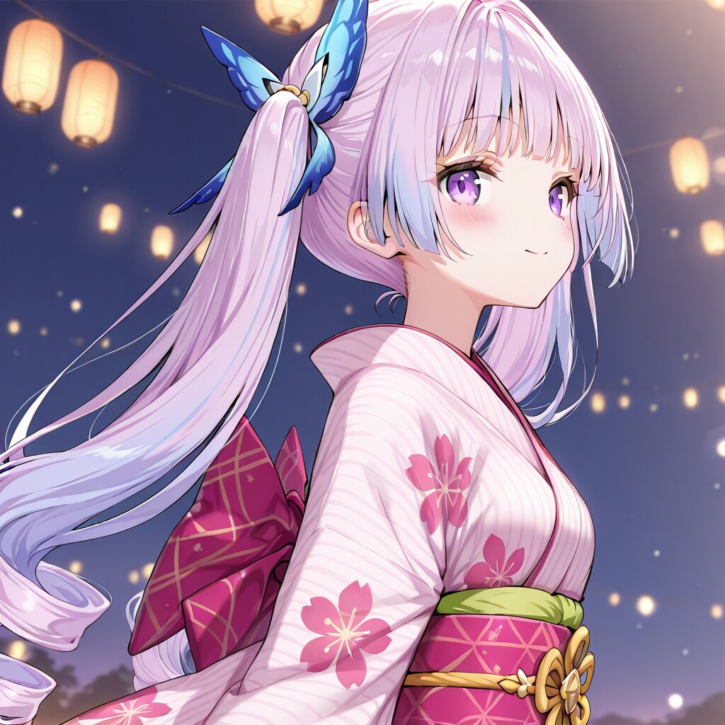 ねむちゃん094〜着物と提灯祭り〜