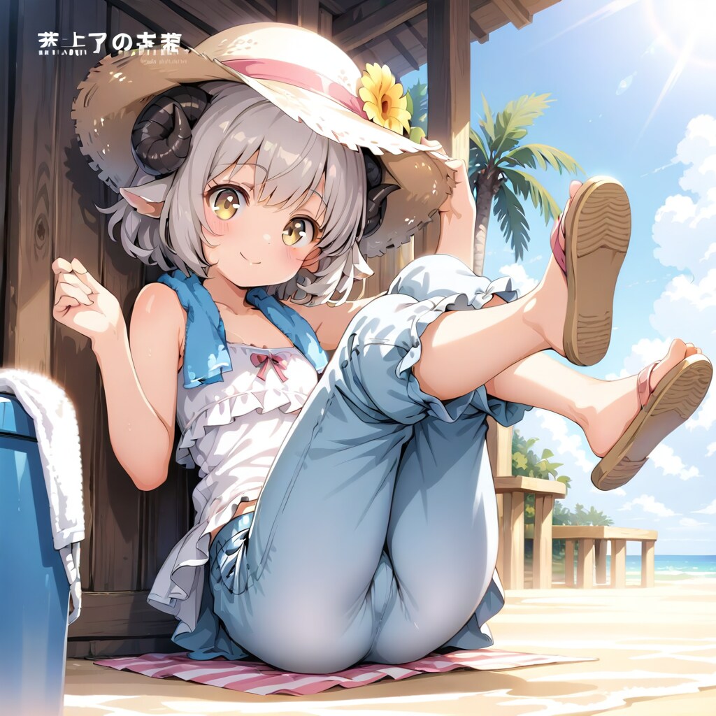 今日はビーチサンダルの日 | の人気AIイラスト・グラビア