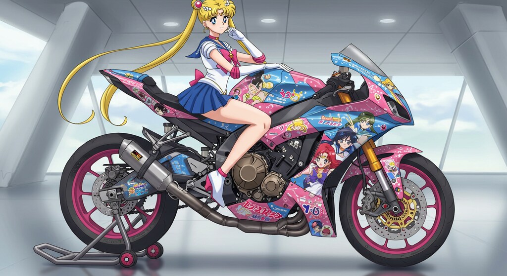 セーラームーンと隼