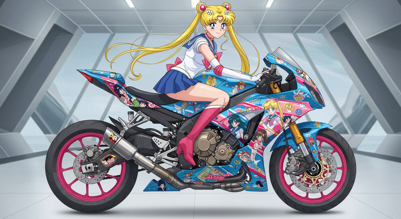 セーラームーンと隼 | の人気AIイラスト・グラビア