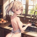 裸エプロン 2枚目