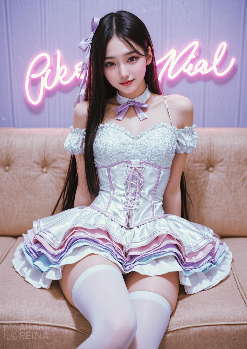 アイドル　しずか　ソファ　AIART REINA