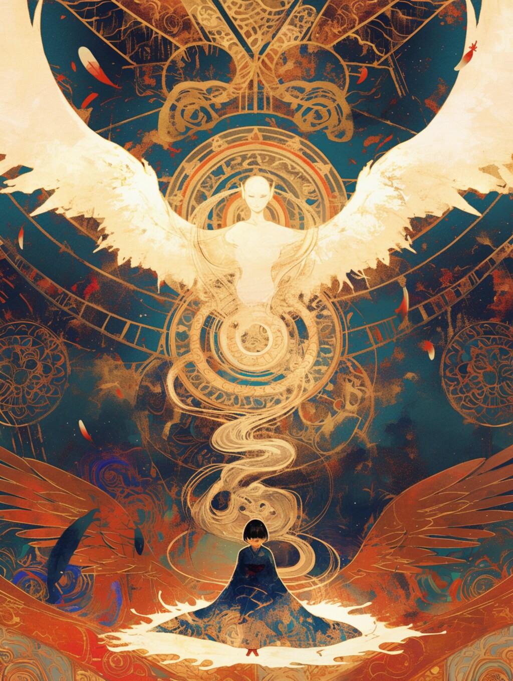 天使　(tribute to 横尾忠則)