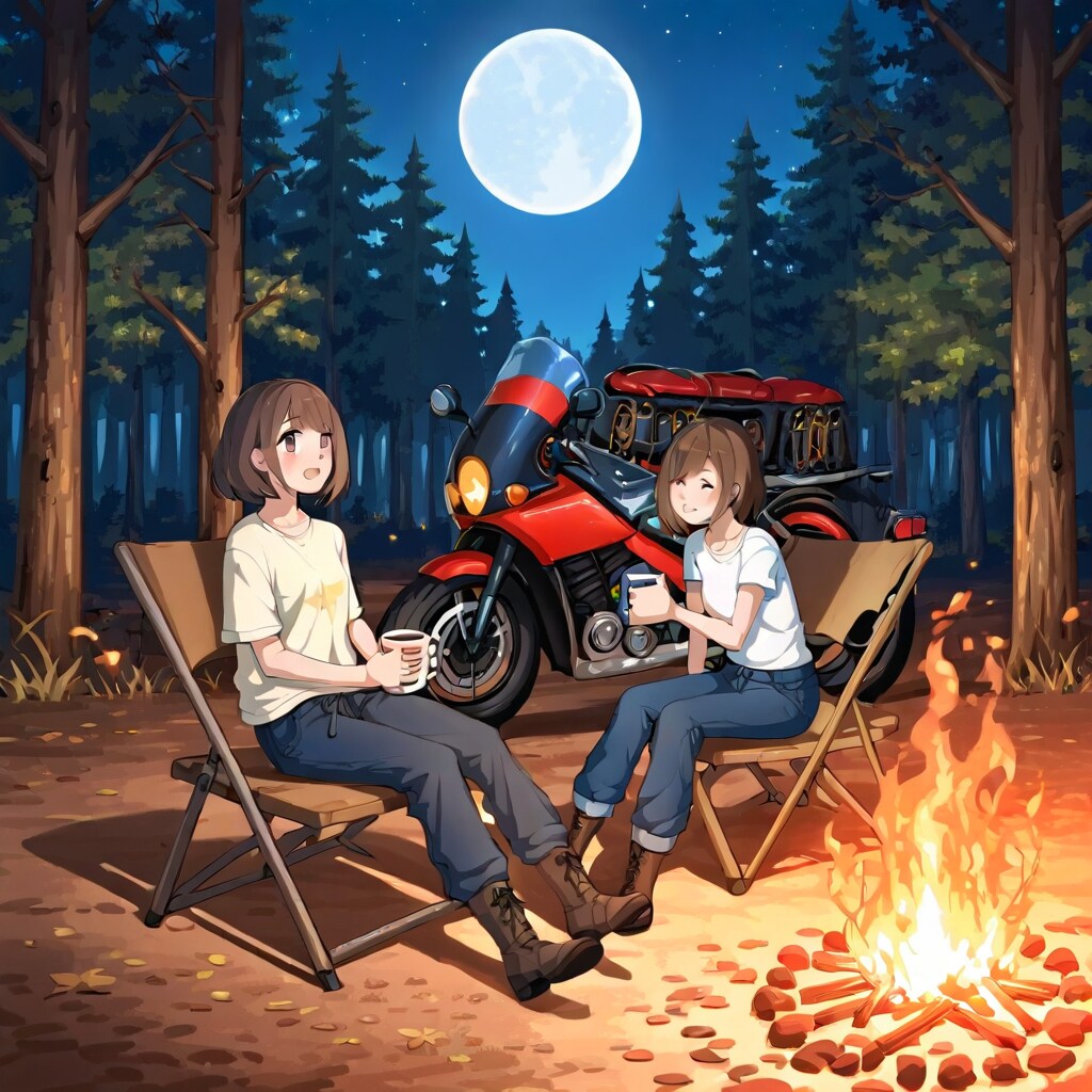 林道キャンプ