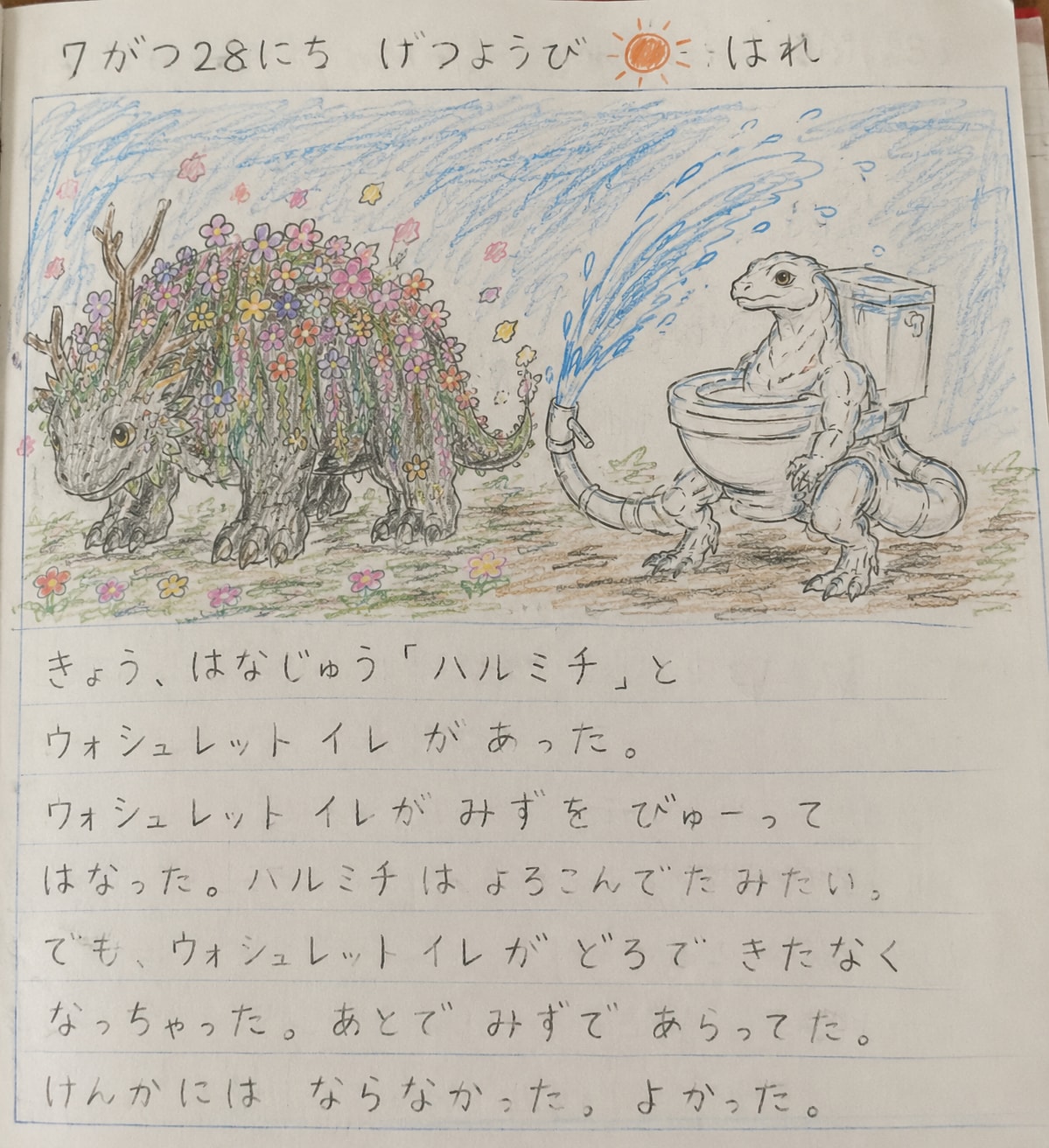 ウォシュレットイレVSハルミチ
