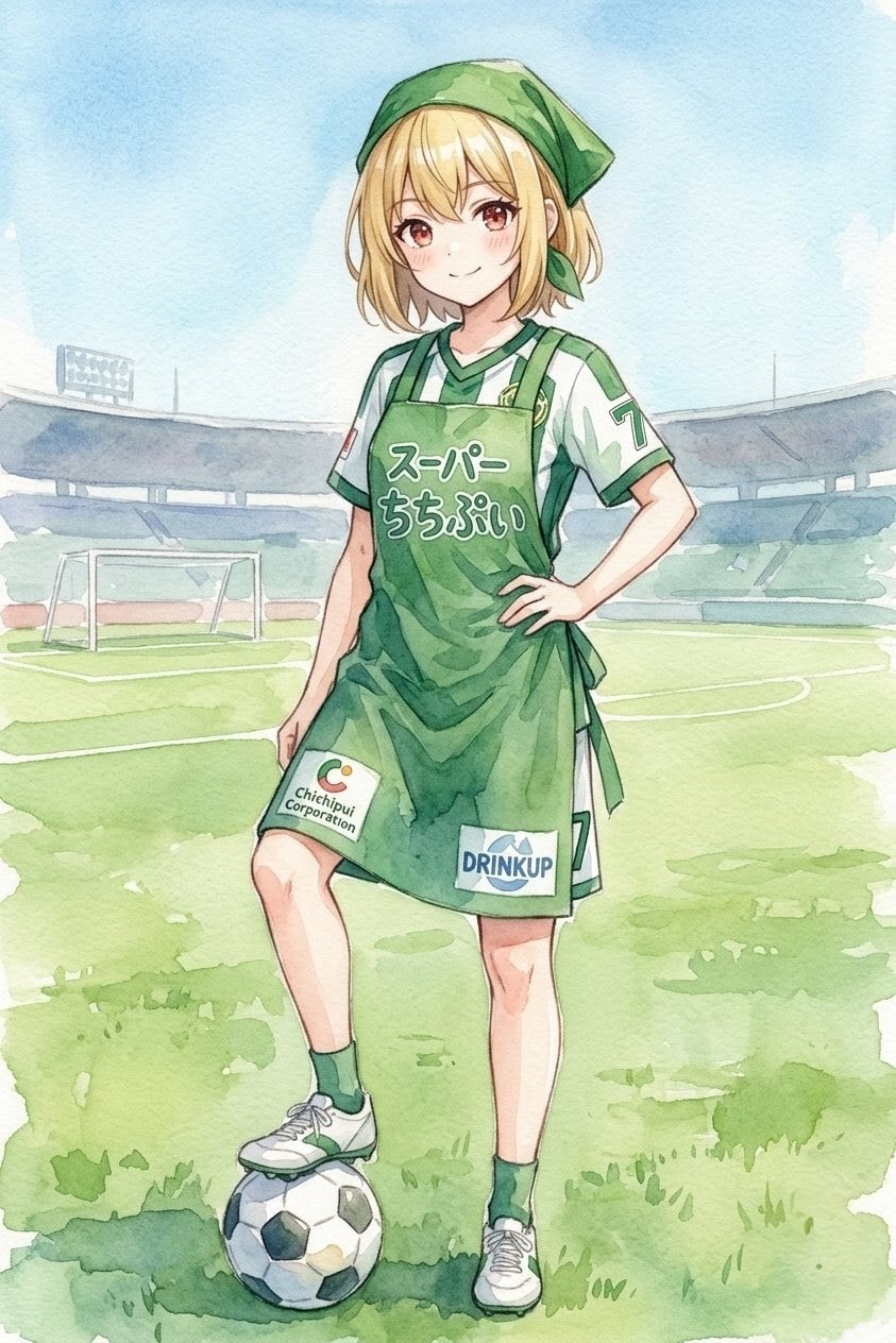 スーパーちちぷいのサッカーユニフォーム